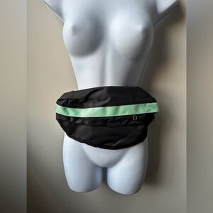 Young & Reckless Black and Mint Green Fanny Pack, One Size